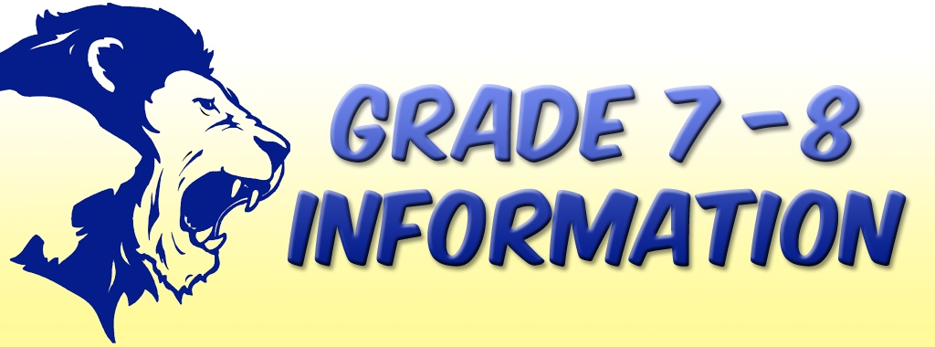 Grade 7-8 Information