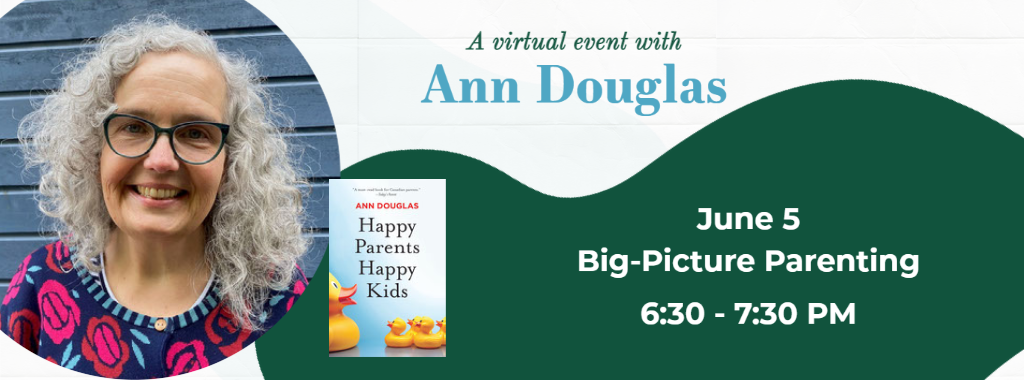 LKDSB’s Parent Involvement Committee presents a virtual event with Ann Douglas